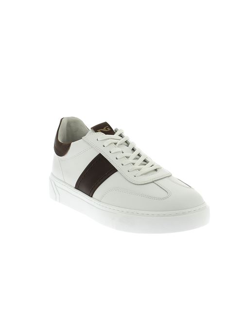 sneakers da uomo in pelle bianca NERO GIARDINI | E500690U707